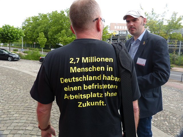 Protest der Besch&auml;ftigten