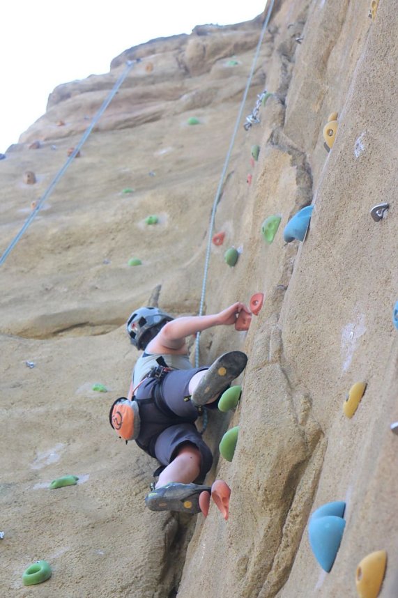 Stadtf&uuml;hrung f&uuml;r Neu-Nordh&auml;user mit Gerald Beyermann und klettern auf dem PeterStein