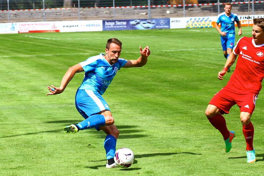Wacker gewinnt 2:0 gegen Neustrelitz