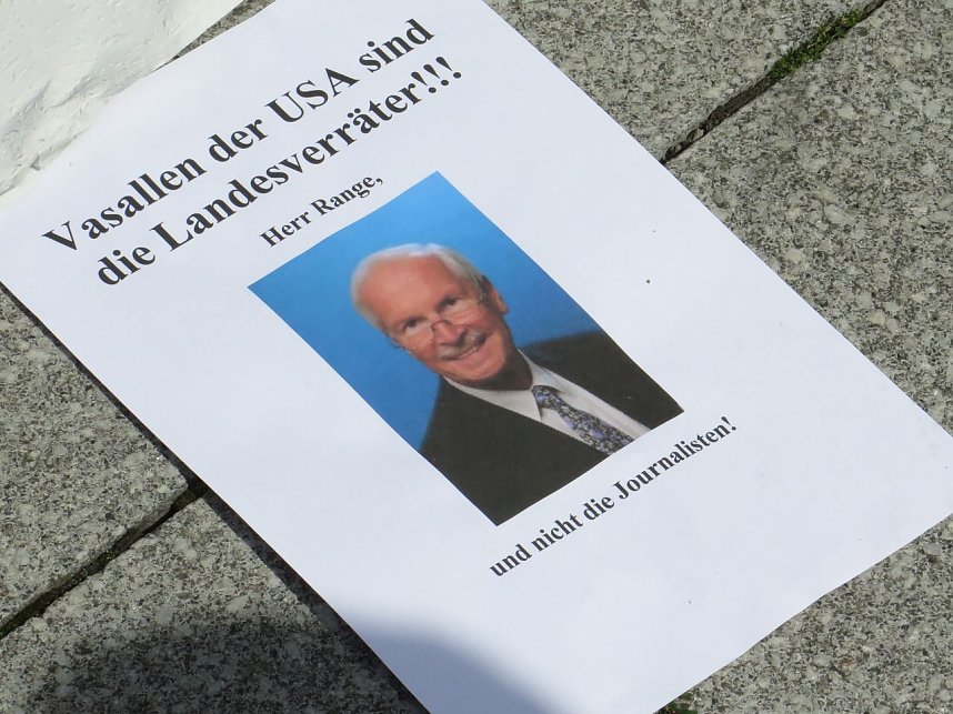 Demo in Berlin f&uuml;r die Pressefreiheit