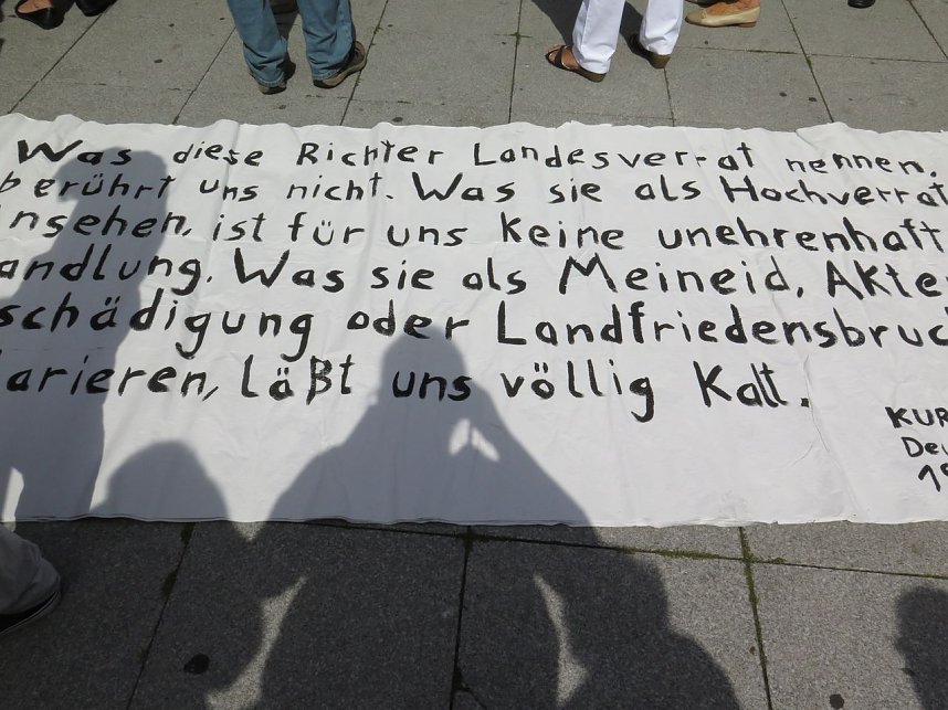 Demo in Berlin f&uuml;r die Pressefreiheit