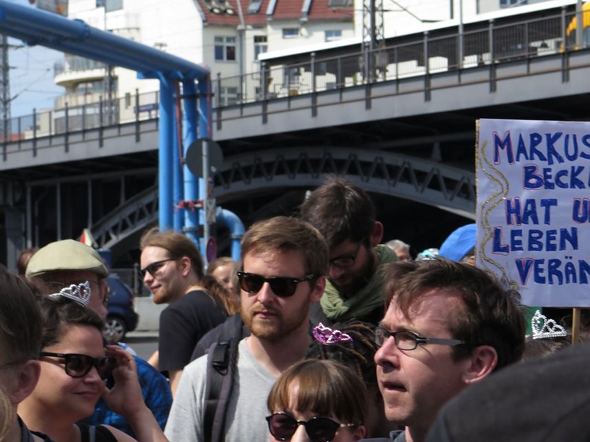 Demo in Berlin f&uuml;r die Pressefreiheit