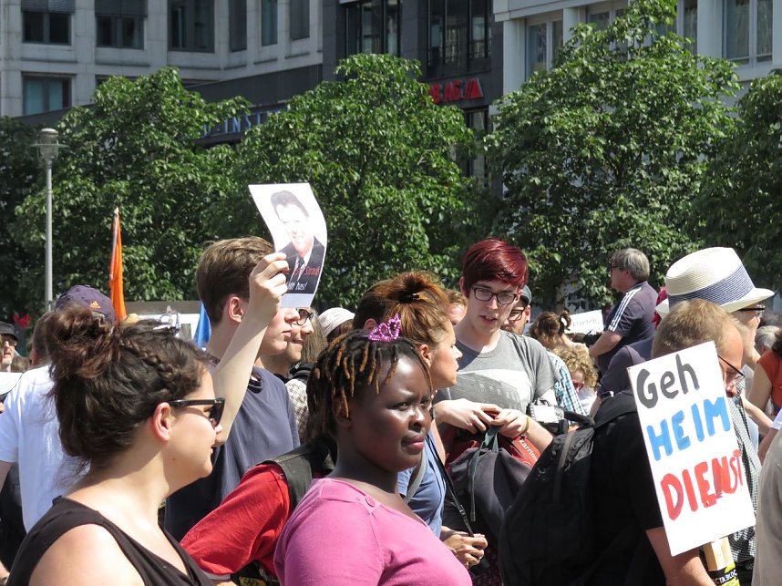 Demo in Berlin f&uuml;r die Pressefreiheit