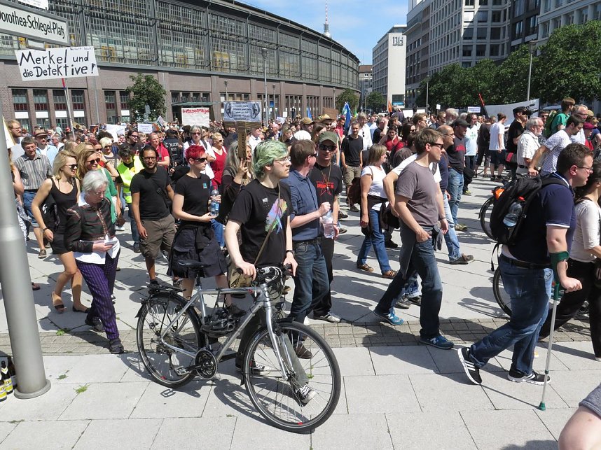Demo in Berlin f&uuml;r die Pressefreiheit