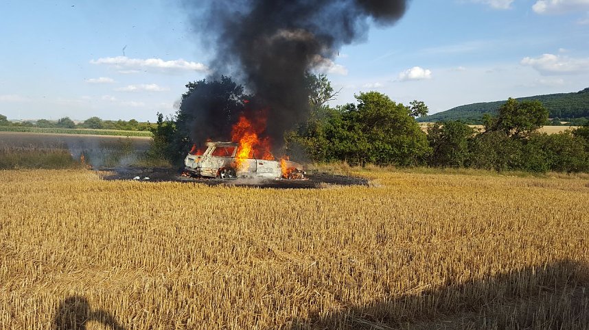 Autobrand gel&ouml;scht