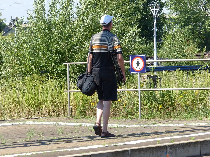 Lok-Spektakel im Bahnhof Nordhausen - zweimal eine "01"