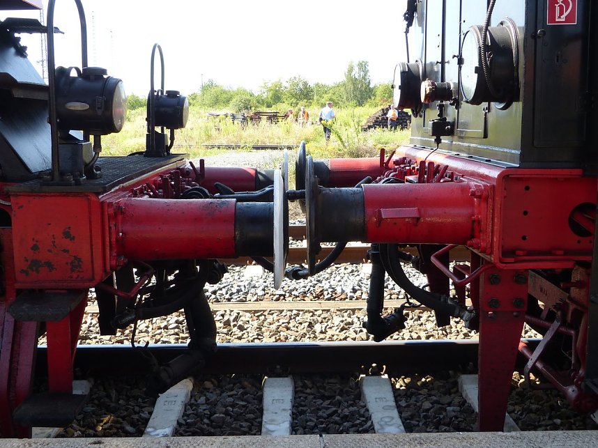 Lok-Spektakel im Bahnhof Nordhausen - zweimal eine "01"