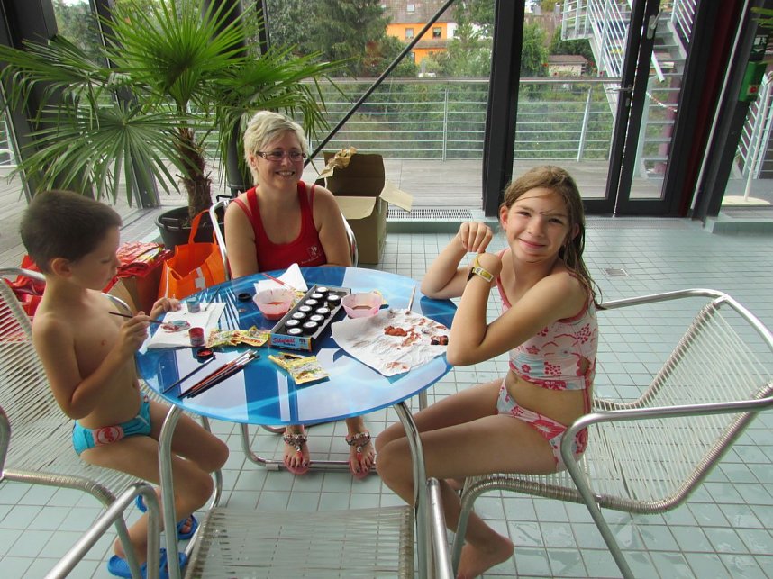 Das macht Spa&szlig;: Schulanfangsparty im Badehaus