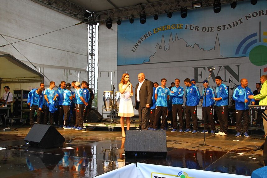 Wacker Nordhausen zu Gast bei EVN-Party