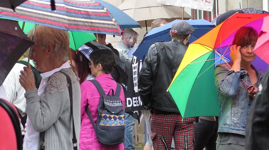 Zwei Kundgebungen in Nordhausen