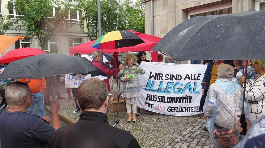 Zwei Kundgebungen in Nordhausen