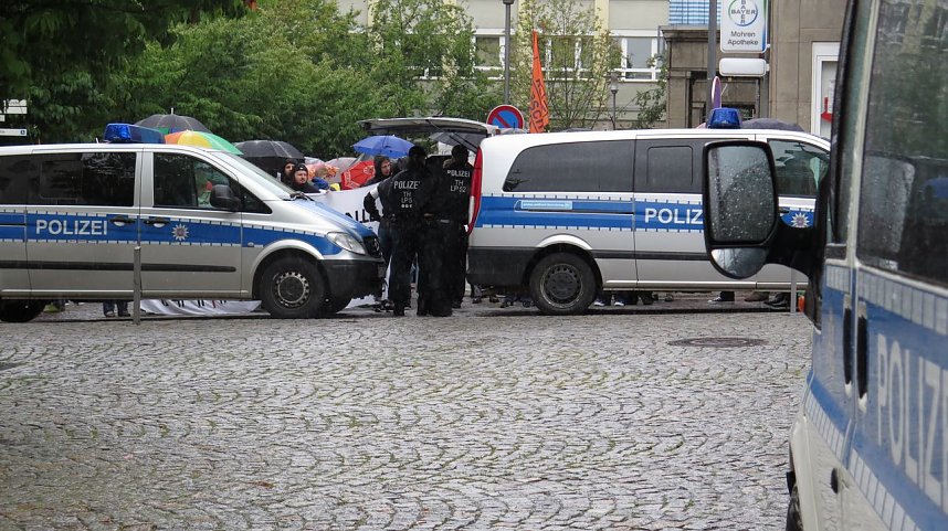 Zwei Kundgebungen in Nordhausen