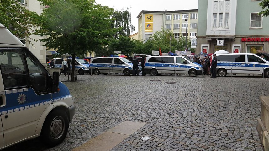 Zwei Kundgebungen in Nordhausen