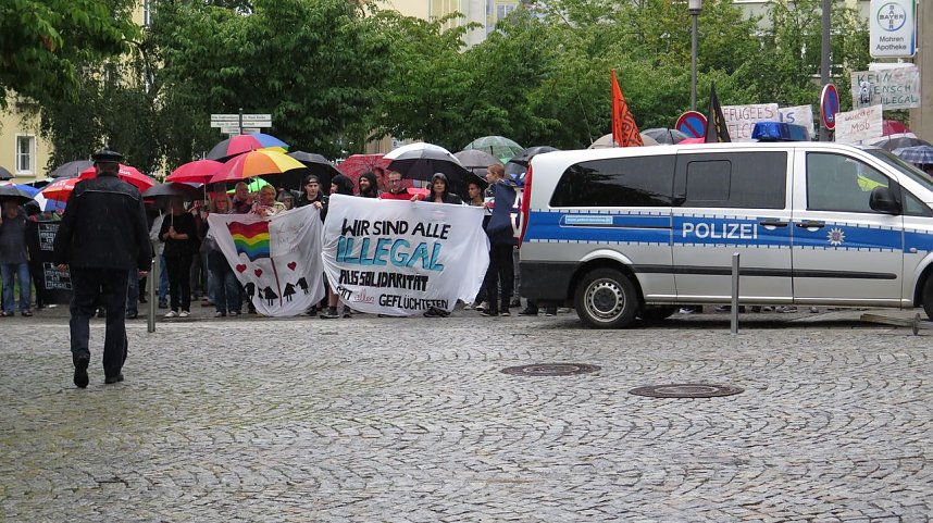 Zwei Kundgebungen in Nordhausen