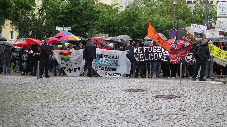 Zwei Kundgebungen in Nordhausen