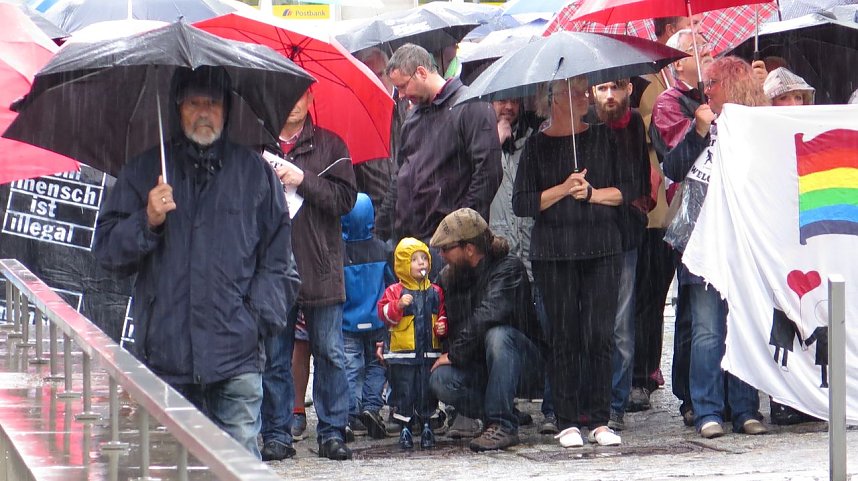 Zwei Kundgebungen in Nordhausen