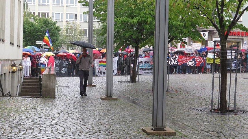 Zwei Kundgebungen in Nordhausen