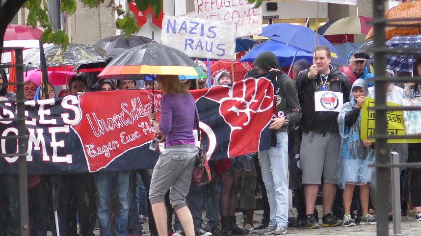 Zwei Kundgebungen in Nordhausen