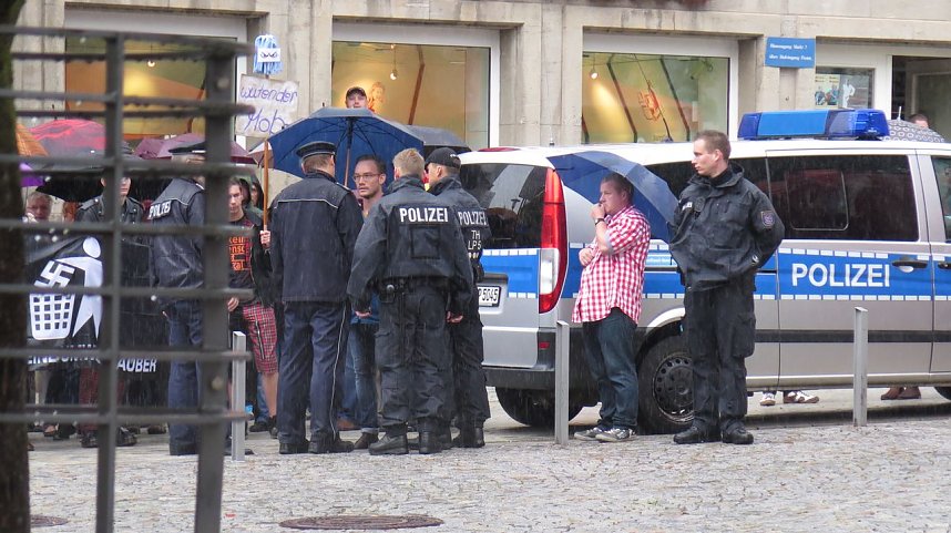 Zwei Kundgebungen in Nordhausen