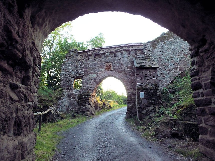 Zu Besuch auf der Burgruine Hohnstein