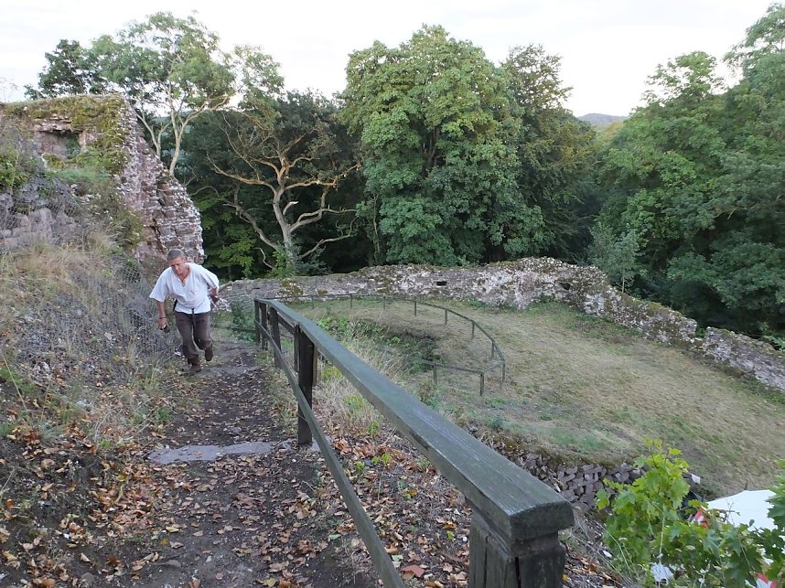Zu Besuch auf der Burgruine Hohnstein