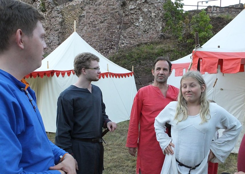 Zu Besuch auf der Burgruine Hohnstein