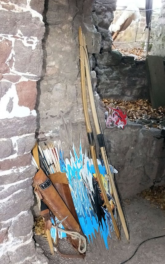 Zu Besuch auf der Burgruine Hohnstein