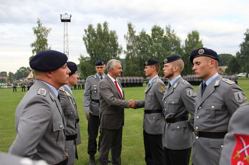 Feierliche Vereidigung in Berka