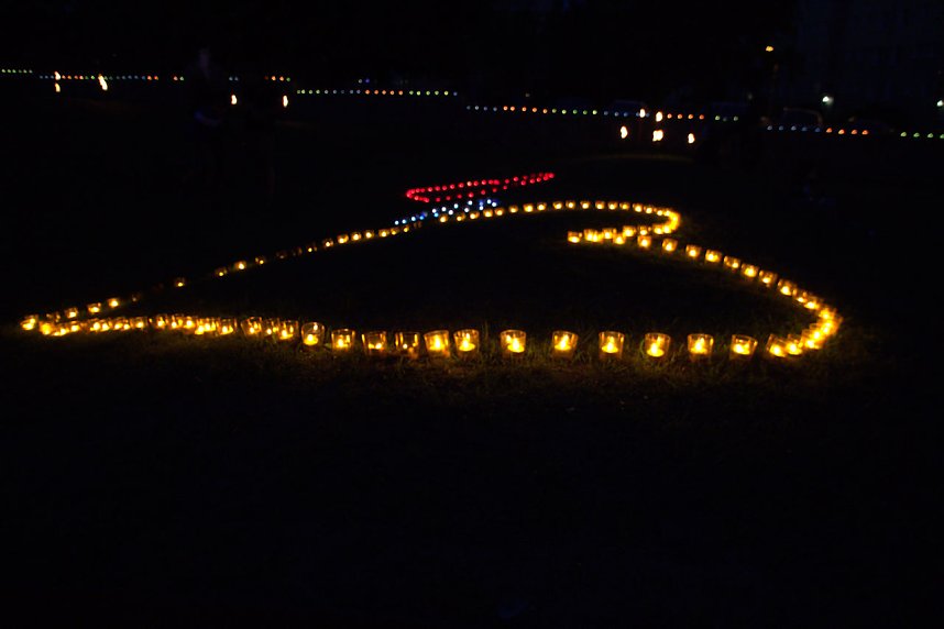 Lichterfest auf dem Petersberg