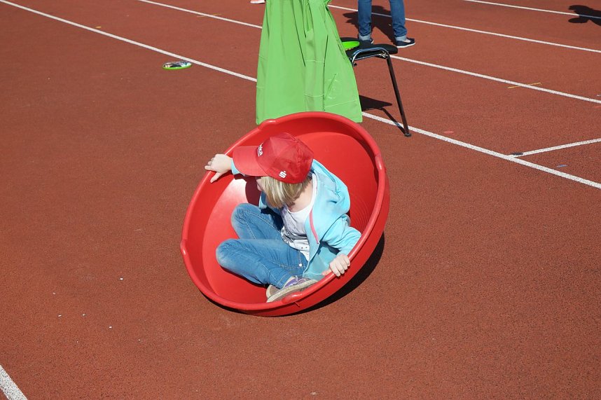 Schulanfangsaktion 2015 auf dem Hohekreuzsportplatz in Nordhausen