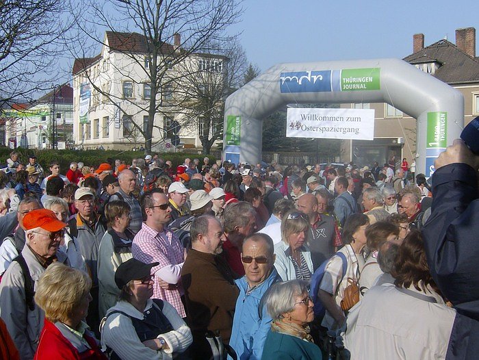 Osterspazierg&auml;nger in Bleicherode