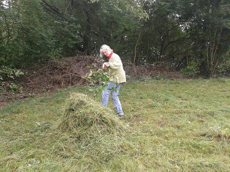 M&auml;hen gegen Gipsabbau - der Nordh&auml;user BUND in Aktion