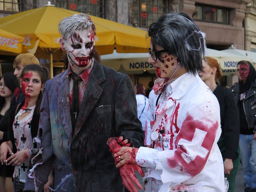 Zombie-Walk in Leipzig