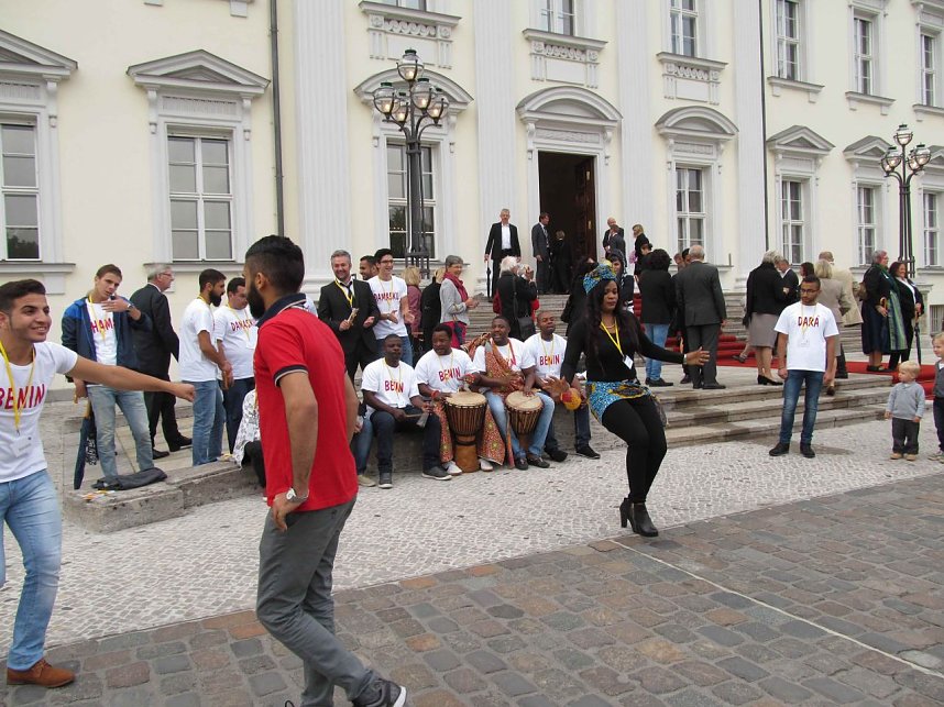 Matthias Siebert bei Bundespr&auml;sidenten