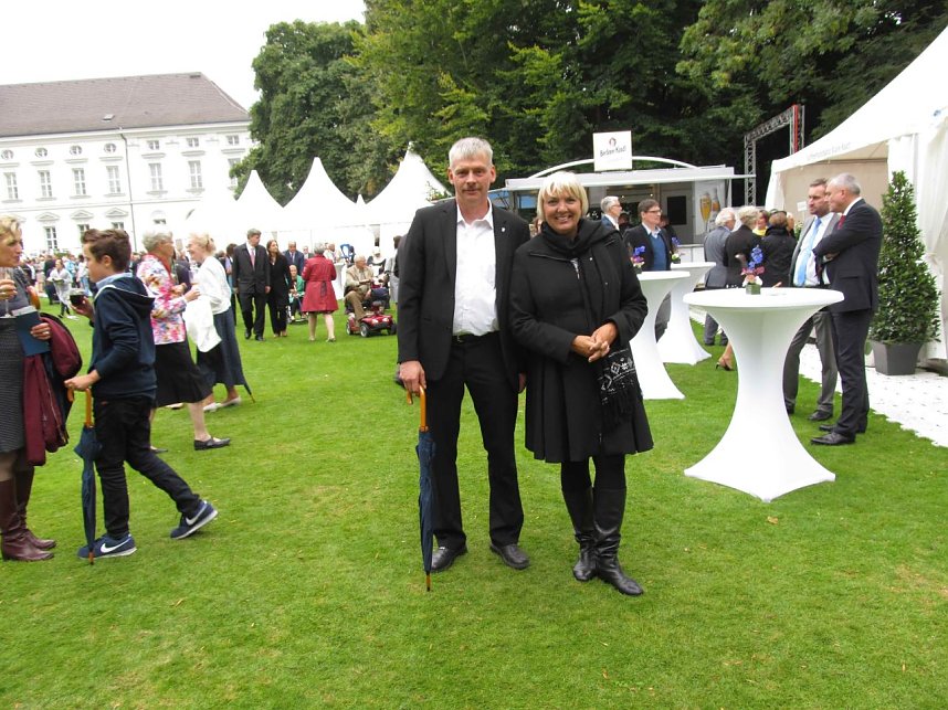 Matthias Siebert bei Bundespr&auml;sidenten