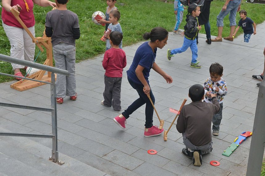 Treppenk&auml;ferfest an der Frauenbergtreppe