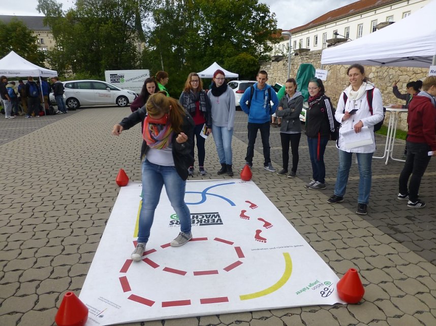 Aktion junge Fahrer an der Morgenr&ouml;te in Nordhausen