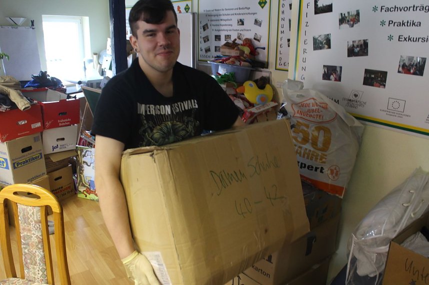 Spenden sortieren im LIFT