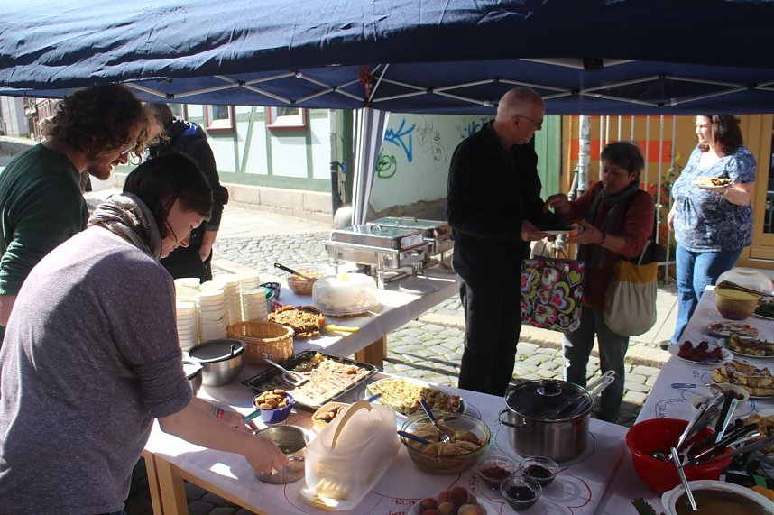 Essen der Kulturen in der Kurzen Meile