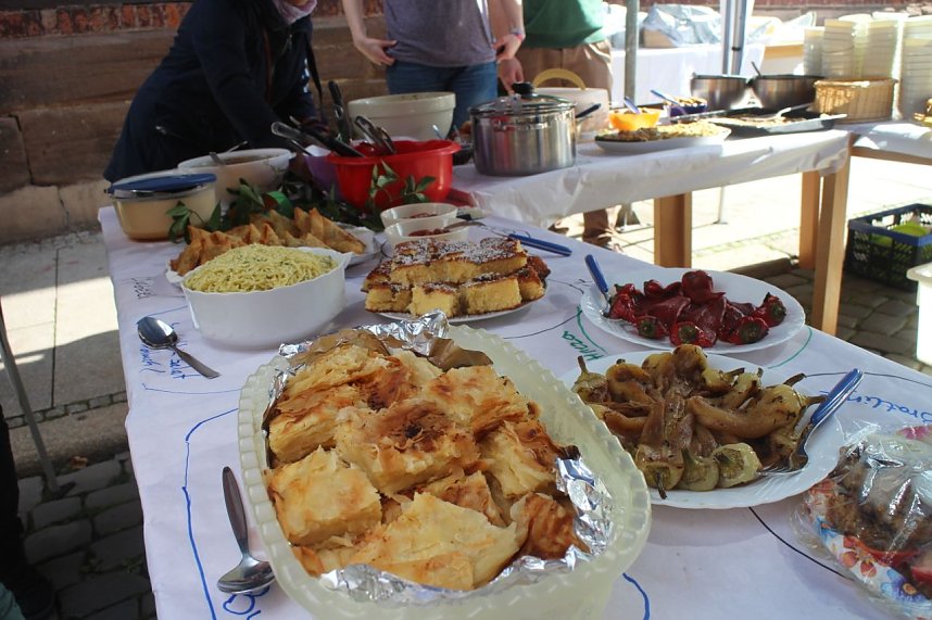 Essen der Kulturen in der Kurzen Meile