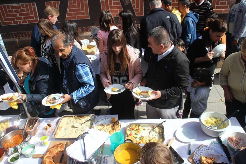 Essen der Kulturen in der Kurzen Meile