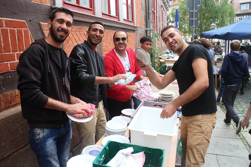 Essen der Kulturen in der Kurzen Meile