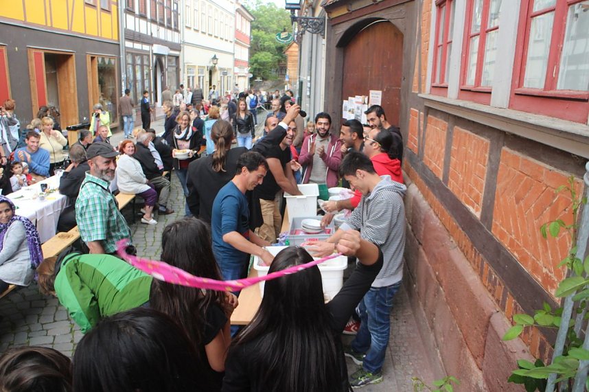 Essen der Kulturen in der Kurzen Meile
