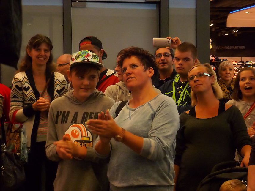 Mehrzad Marashi in der Nordh&auml;user Marktpassage