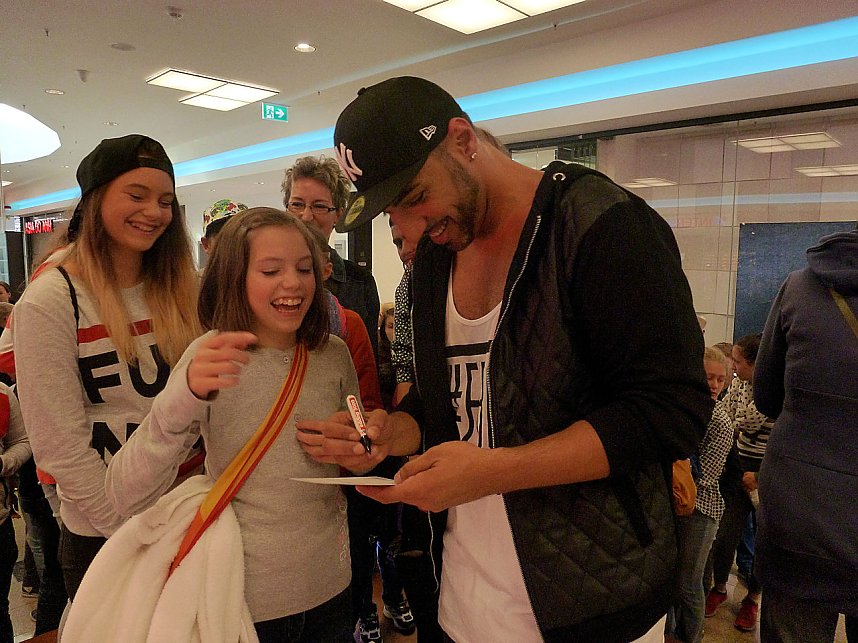 Mehrzad Marashi in der Nordh&auml;user Marktpassage