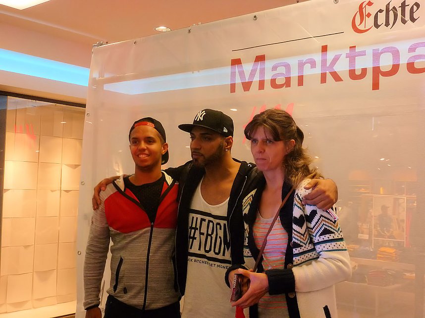 Mehrzad Marashi in der Nordh&auml;user Marktpassage