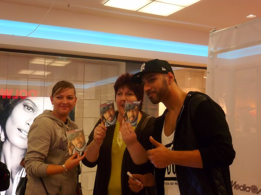 Mehrzad Marashi in der Nordh&auml;user Marktpassage