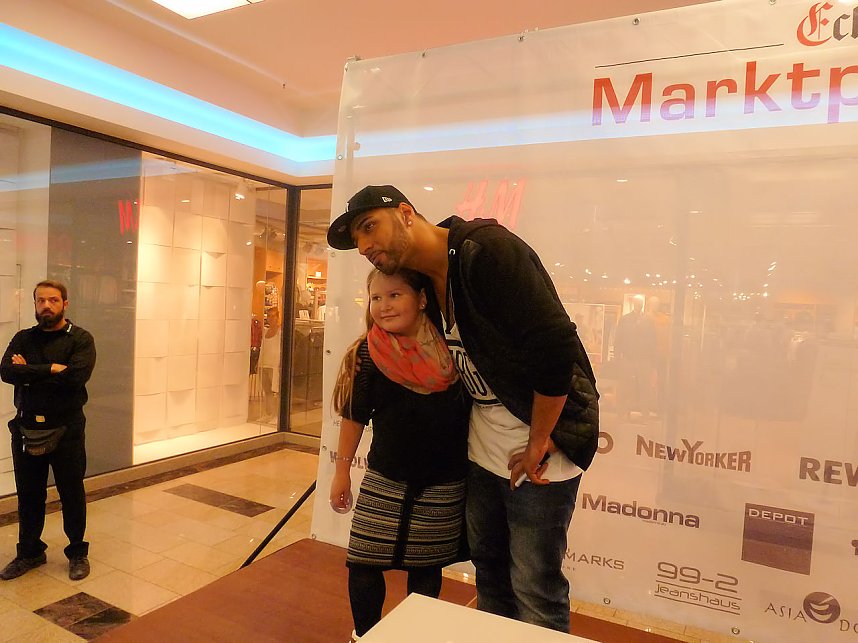 Mehrzad Marashi in der Nordh&auml;user Marktpassage