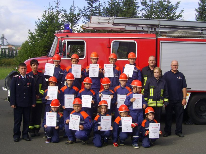 Retten will gelernt sein - in Bleicherode konnte der Feuerwehr-Nachwuchs zeigen was er gelernt hat
