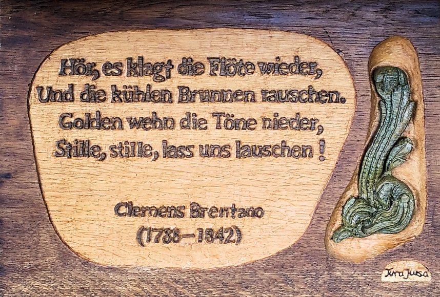 Pfad der Poesie im Park Hohenrode